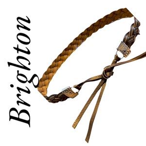Brighton Sz Lg Braided Belt